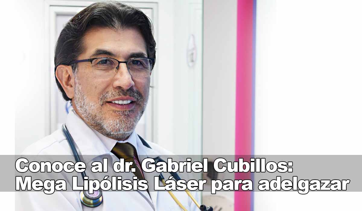 Dr. Gabriel Cubillos, que utiliza el láser para la reducción de peso